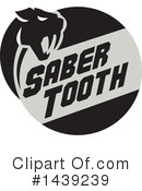 Saber Tooth Tiger Clipart #1439239 by patrimonio