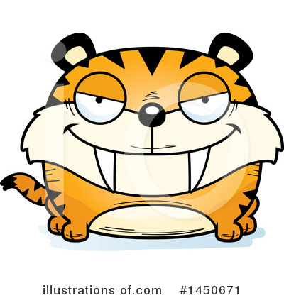Royalty-Free (RF) Saber Tooth Tiger Clipart Illustration by Cory Thoman - Stock Sample #1450671