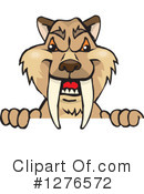 Saber Toothed Tiger Clipart #1276572 by Dennis Holmes Designs