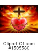 Sacred Heart Clipart #1505580 by AtStockIllustration