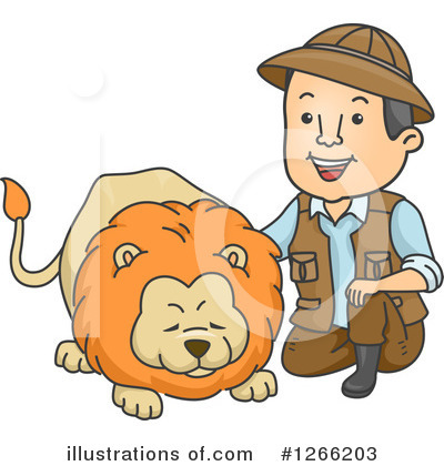Lion Tamer Clipart #1266203 by BNP Design Studio