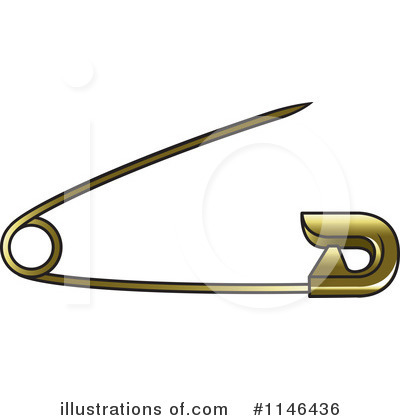Safety Pin Clipart #1146436 by Lal Perera