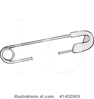 Safety Pin Clipart #1432903 by djart