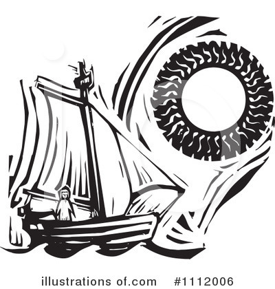 Royalty-Free (RF) Sailboat Clipart Illustration by xunantunich - Stock Sample #1112006