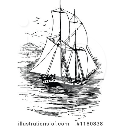Sailing Clipart #1180338 by Prawny Vintage