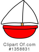 Sailboat Clipart #1358831 by LaffToon