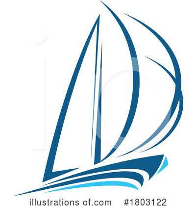 Royalty-Free (RF) Sailboat Clipart Illustration by Vector Tradition SM - Stock Sample #1803122