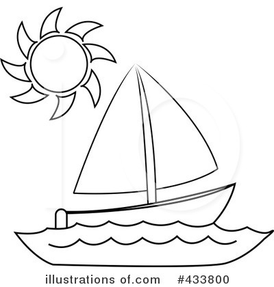 Sailboat Clipart #433800 by Pams Clipart