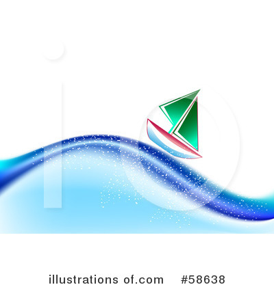 Royalty-Free (RF) Sailboat Clipart Illustration by MilsiArt - Stock Sample #58638