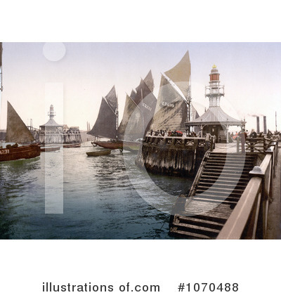 Royalty-Free (RF) Sailing Clipart Illustration by JVPD - Stock Sample #1070488