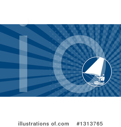 Royalty-Free (RF) Sailing Clipart Illustration by patrimonio - Stock Sample #1313765