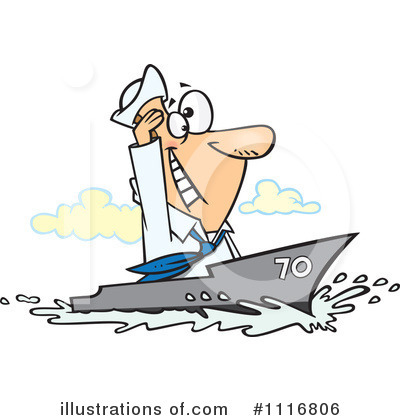 Royalty-Free (RF) Sailor Clipart Illustration by toonaday - Stock Sample #1116806