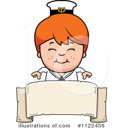 Royalty-Free (RF) Sailor Clipart Illustration by Cory Thoman - Stock Sample #1122456