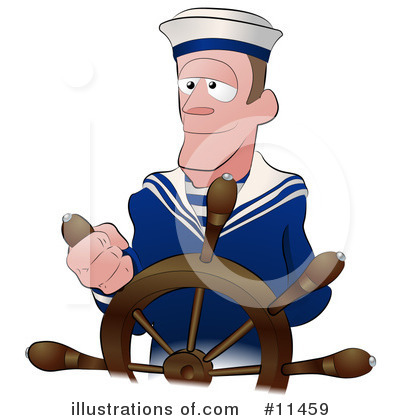 Royalty-Free (RF) Sailor Clipart Illustration by AtStockIllustration - Stock Sample #11459