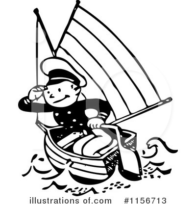 Royalty-Free (RF) Sailor Clipart Illustration by BestVector - Stock Sample #1156713