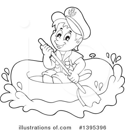 Royalty-Free (RF) Sailor Clipart Illustration by visekart - Stock Sample #1395396