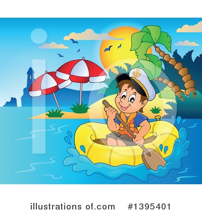 Tropical Island Clipart #1395401 by visekart
