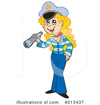 Royalty-Free (RF) Sailor Clipart Illustration by visekart - Stock Sample #213437