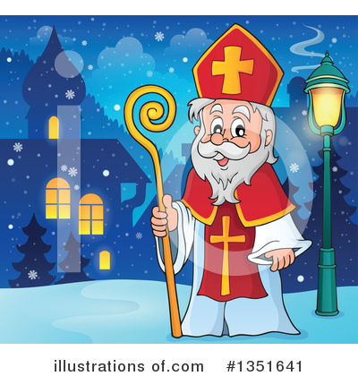 Royalty-Free (RF) Saint Nicholas Clipart Illustration by visekart - Stock Sample #1351641