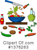 Salad Clipart #1376263 by Vector Tradition SM