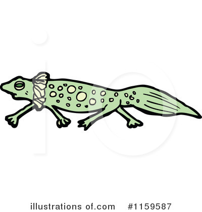 Royalty-Free (RF) Salamander Clipart Illustration by lineartestpilot - Stock Sample #1159587