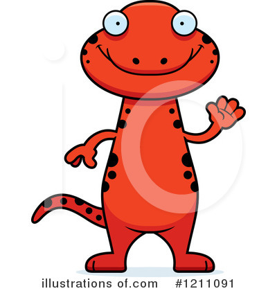 Royalty-Free (RF) Salamander Clipart Illustration by Cory Thoman - Stock Sample #1211091