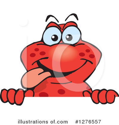 Royalty-Free (RF) Salamander Clipart Illustration by Dennis Holmes Designs - Stock Sample #1276557