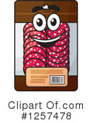 Salami Clipart #1257478 by Vector Tradition SM