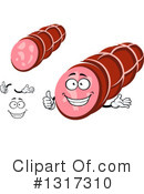 Salami Clipart #1317310 by Vector Tradition SM