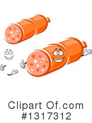 Salami Clipart #1317312 by Vector Tradition SM