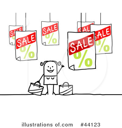 Royalty-Free (RF) Sales Clipart Illustration by NL shop - Stock Sample #44123