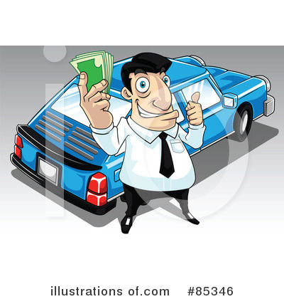 Royalty-Free (RF) Salesman Clipart Illustration by mayawizard101 - Stock Sample #85346