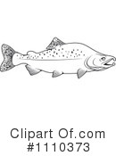 Salmon Clipart #1110373 by Vector Tradition SM