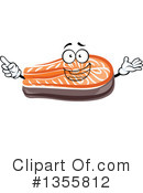 Salmon Clipart #1355812 by Vector Tradition SM