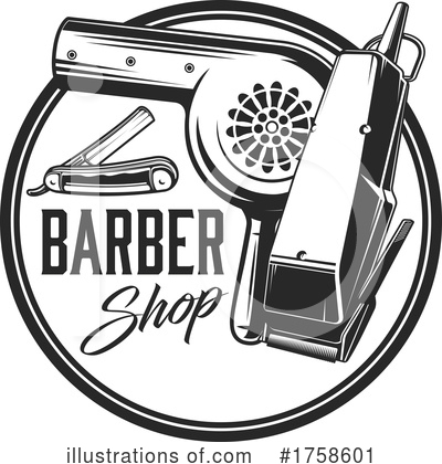 Barber Clipart #1758601 by Vector Tradition SM