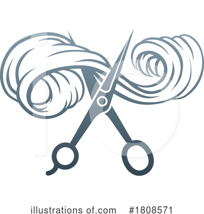 Hairstyle Clipart #1808571 by AtStockIllustration