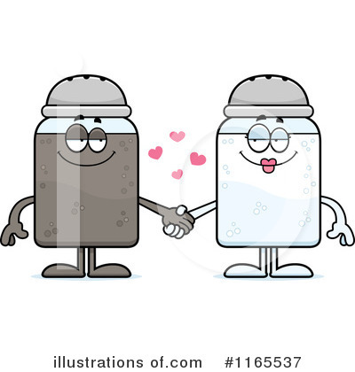 Salt And Pepper Shakers Clipart #1165537 by Cory Thoman