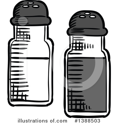 Royalty-Free (RF) Salt And Pepper Clipart Illustration by Vector Tradition SM - Stock Sample #1388503