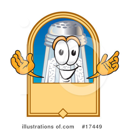Royalty-Free (RF) Salt Shaker Character Clipart Illustration by Mascot Junction - Stock Sample #17449