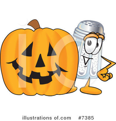 Royalty-Free (RF) Salt Shaker Clipart Illustration by Mascot Junction - Stock Sample #7385