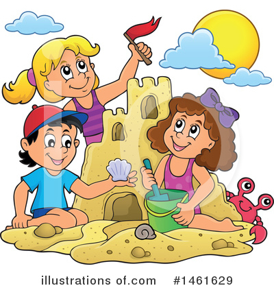 At The Beach Clipart #1461629 by visekart