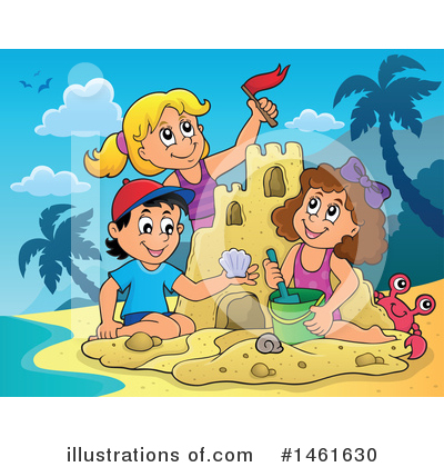 At The Beach Clipart #1461630 by visekart