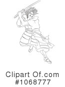 Samurai Clipart #1068777 by patrimonio