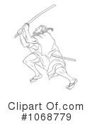 Samurai Clipart #1068779 by patrimonio