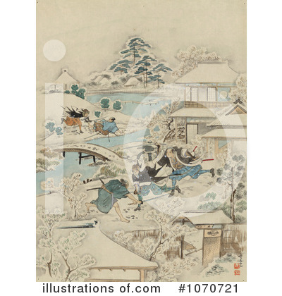 Royalty-Free (RF) Samurai Clipart Illustration by JVPD - Stock Sample #1070721