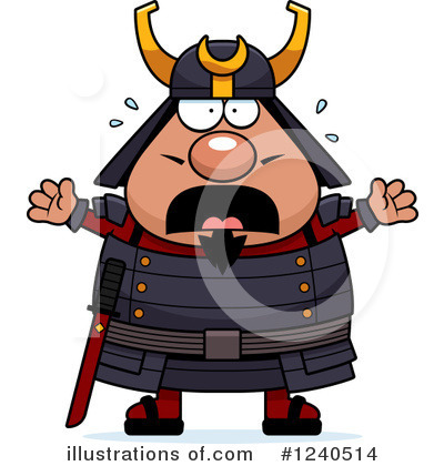 Royalty-Free (RF) Samurai Clipart Illustration by Cory Thoman - Stock Sample #1240514