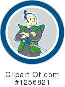 Samurai Clipart #1256821 by patrimonio