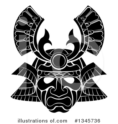 Royalty-Free (RF) Samurai Clipart Illustration by AtStockIllustration - Stock Sample #1345736