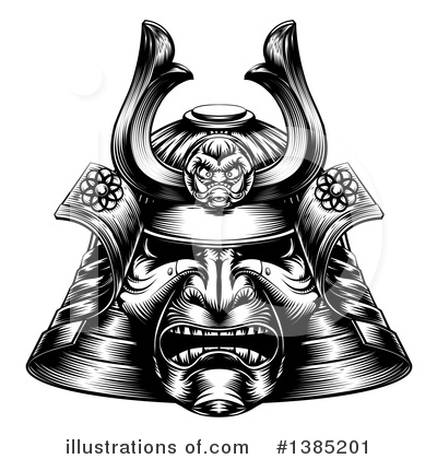 Royalty-Free (RF) Samurai Clipart Illustration by AtStockIllustration - Stock Sample #1385201