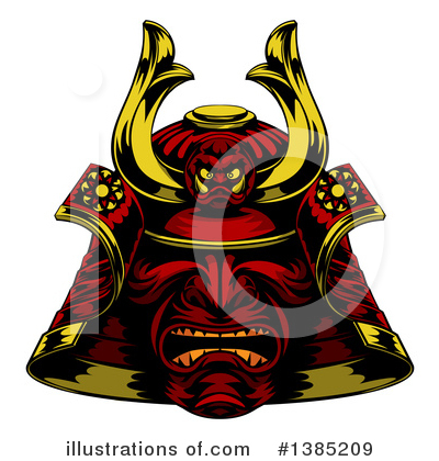Royalty-Free (RF) Samurai Clipart Illustration by AtStockIllustration - Stock Sample #1385209
